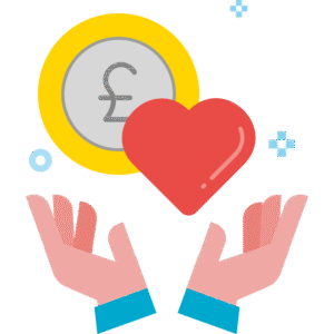 Share giving, donating shares, share donations